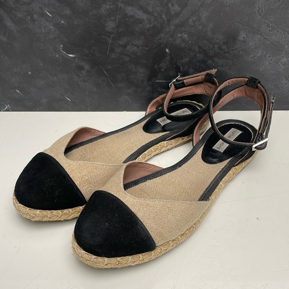 Tabitha Simmons Neely Cap Toe Espadrille Flat Women’s size 6